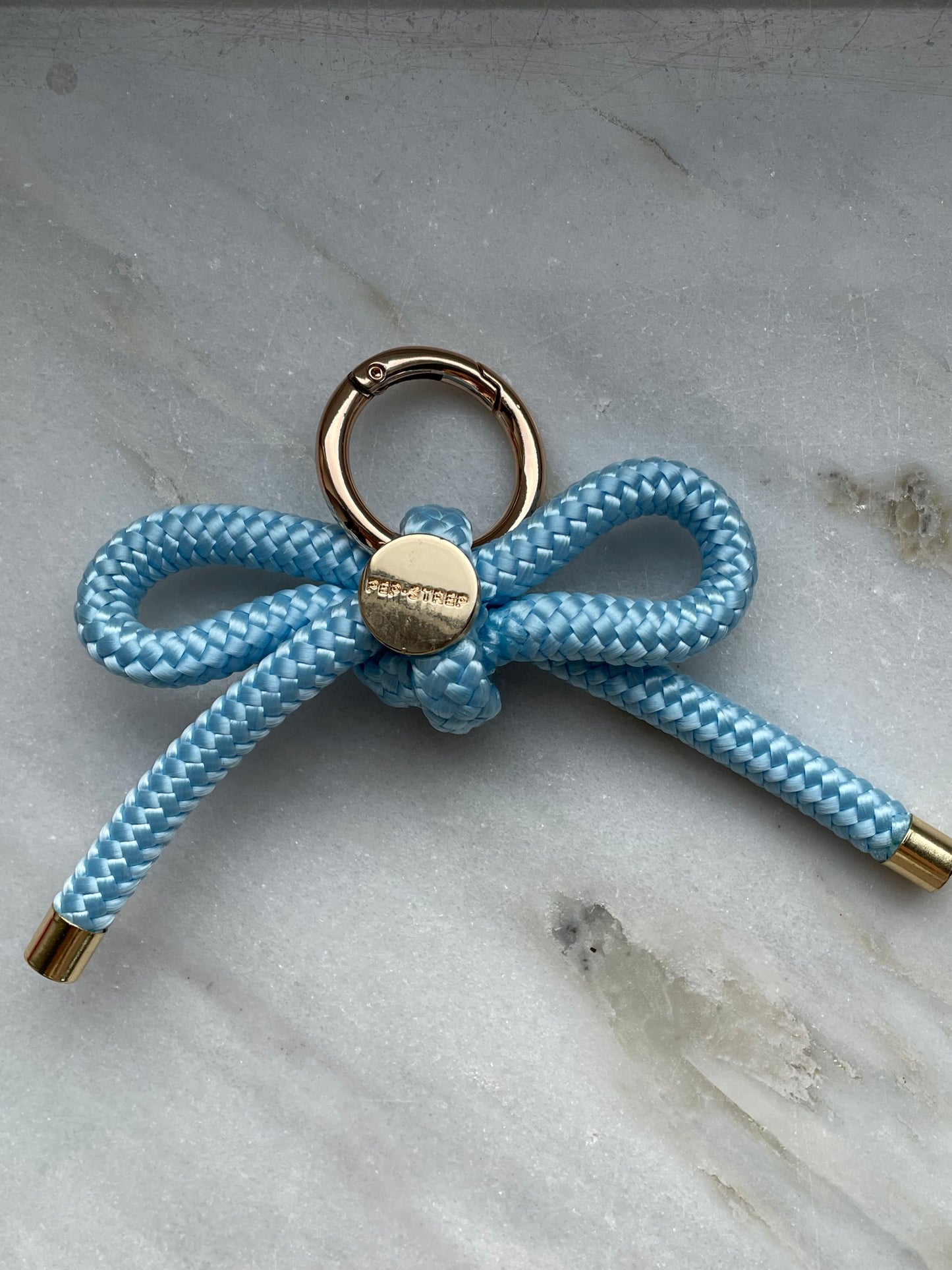 Bag charm Icy blue