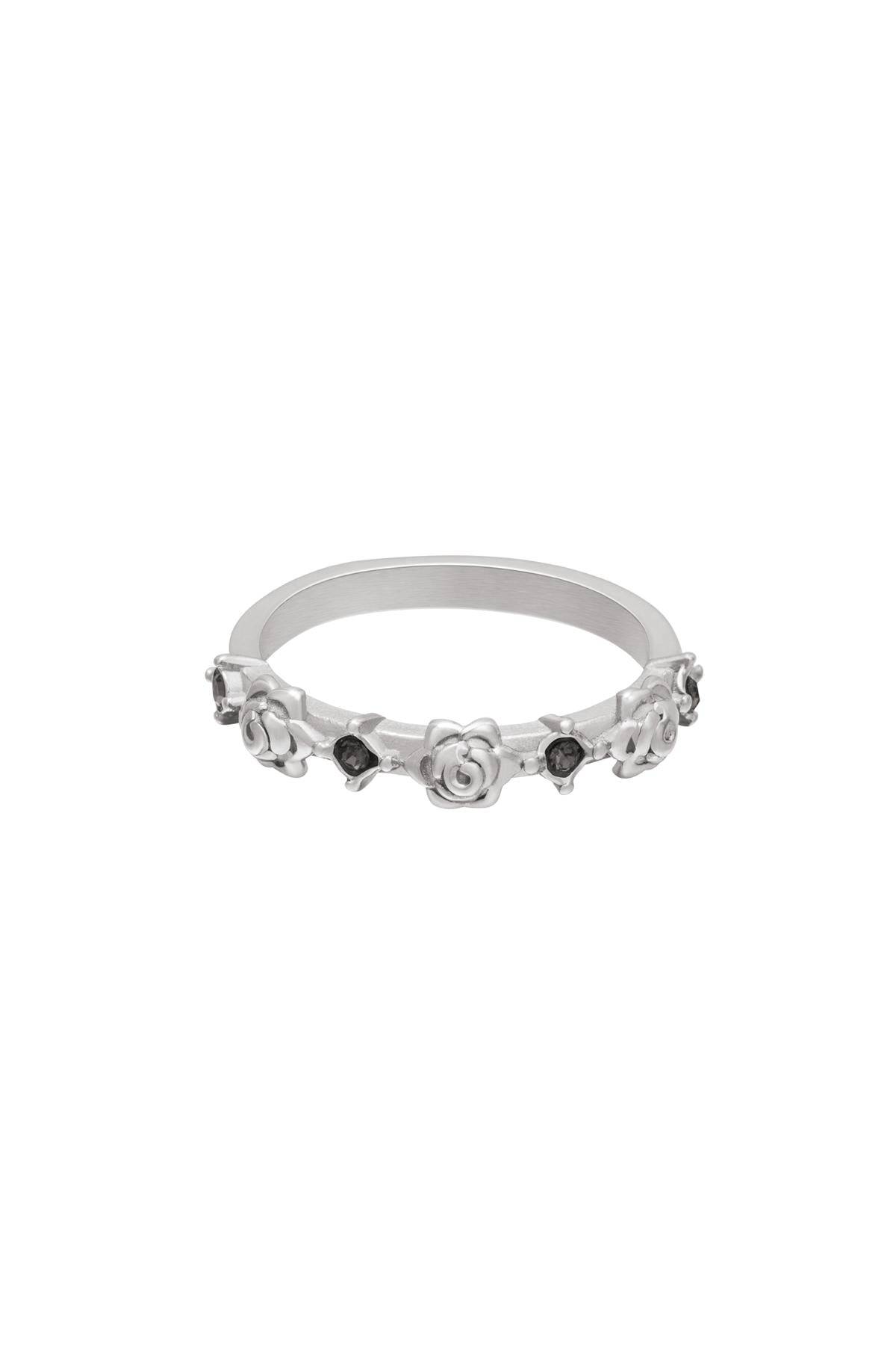 Ring rose zilver