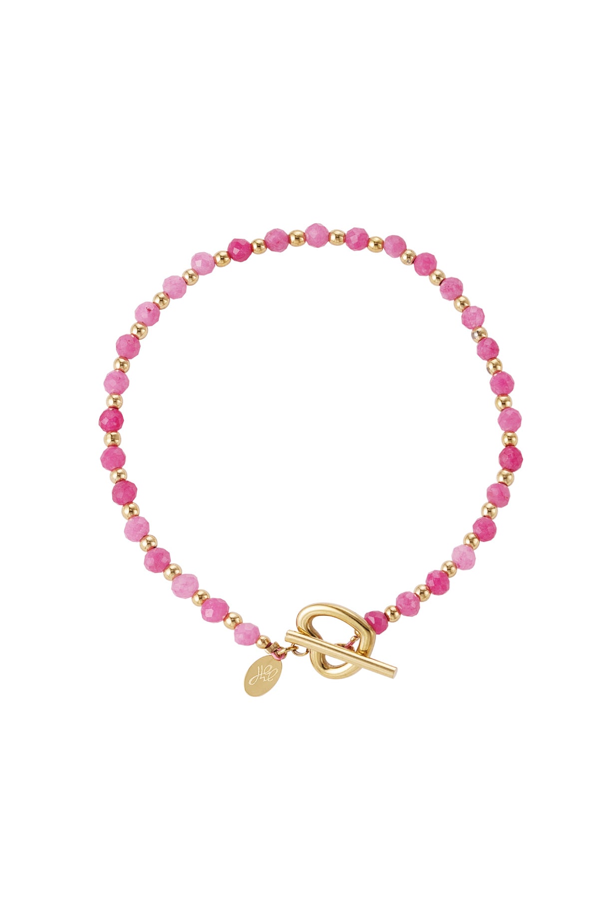 Armband bubblegum goud
