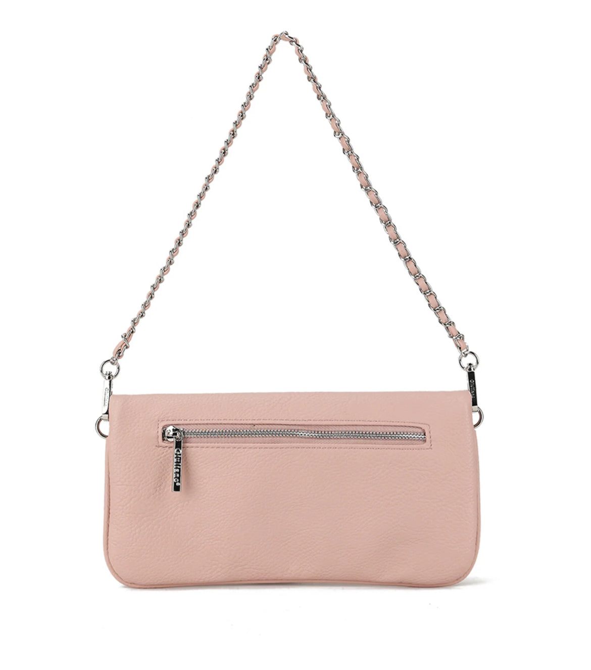 Schouder tas met klep beige