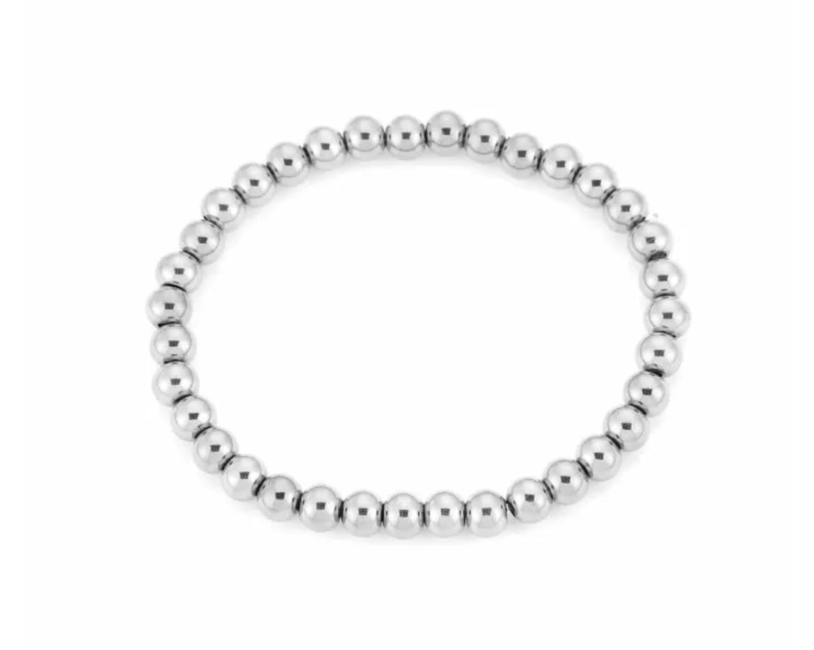 Armband met kralen midi goud of zilver
