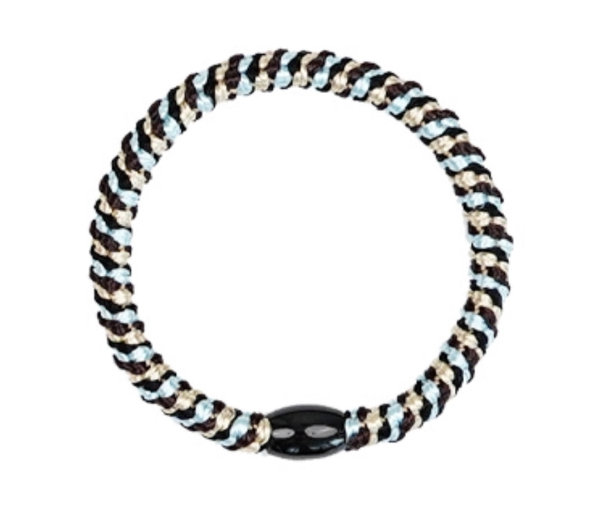 Elastiek swirl blue