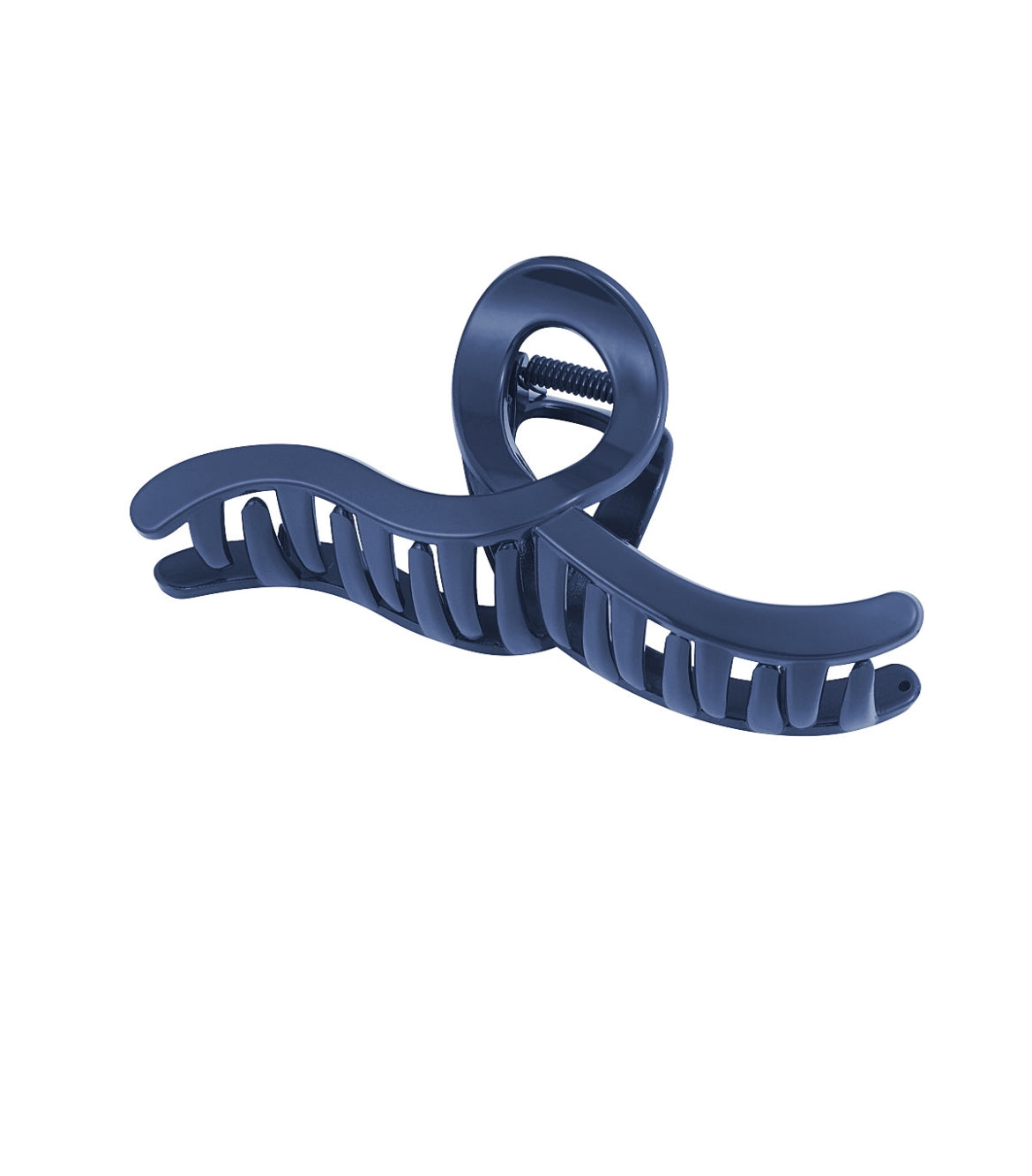 Haarclip swirl navy