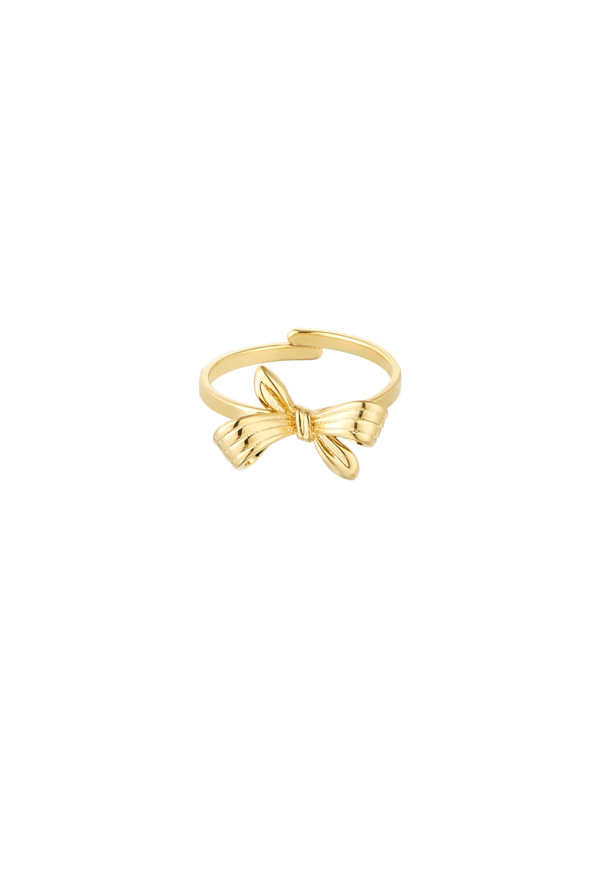 Ring strikje goud