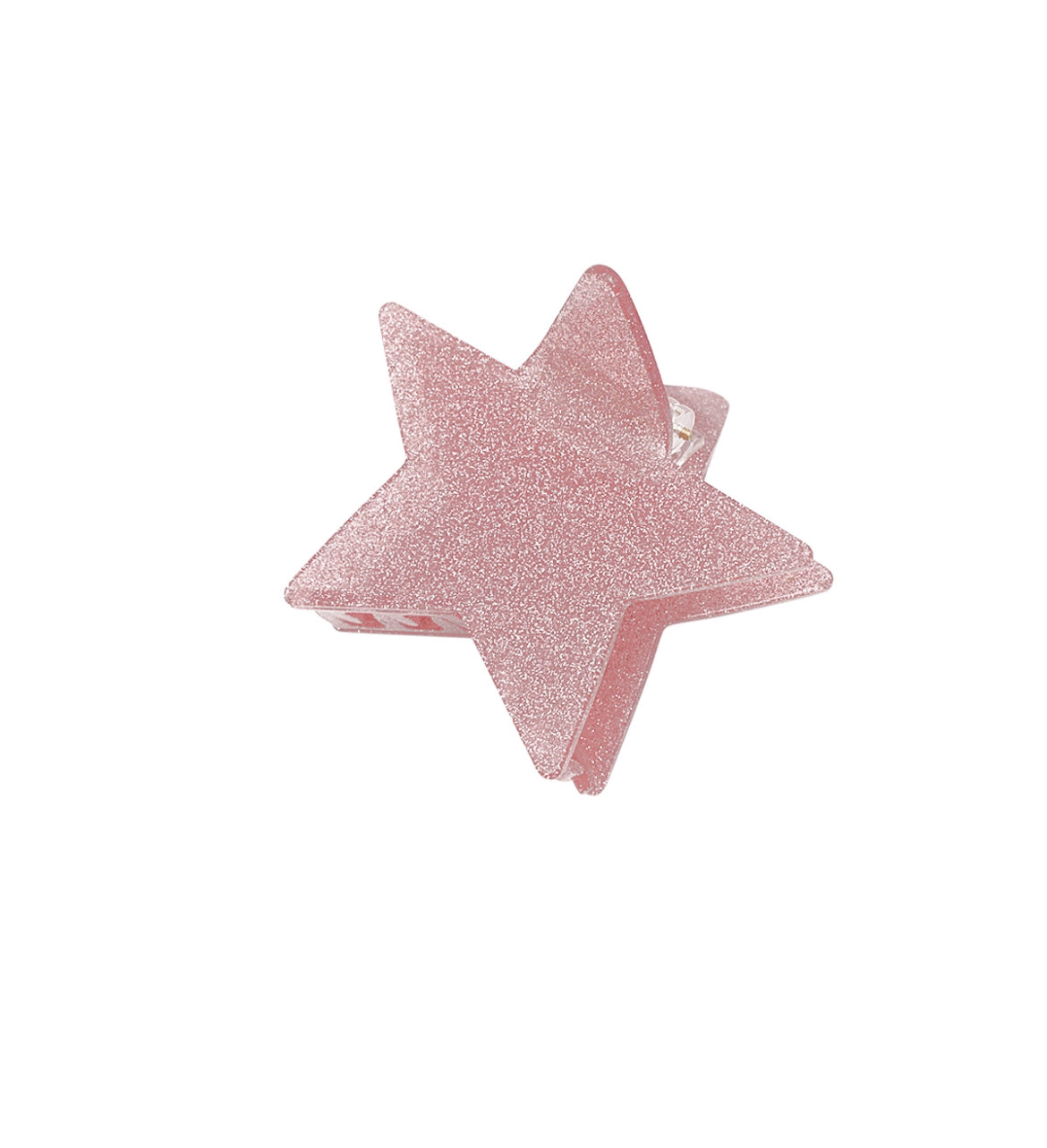 Haarclip ster licht roze