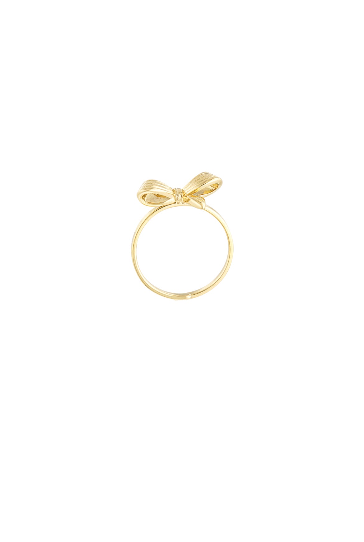 Ring strikje goud