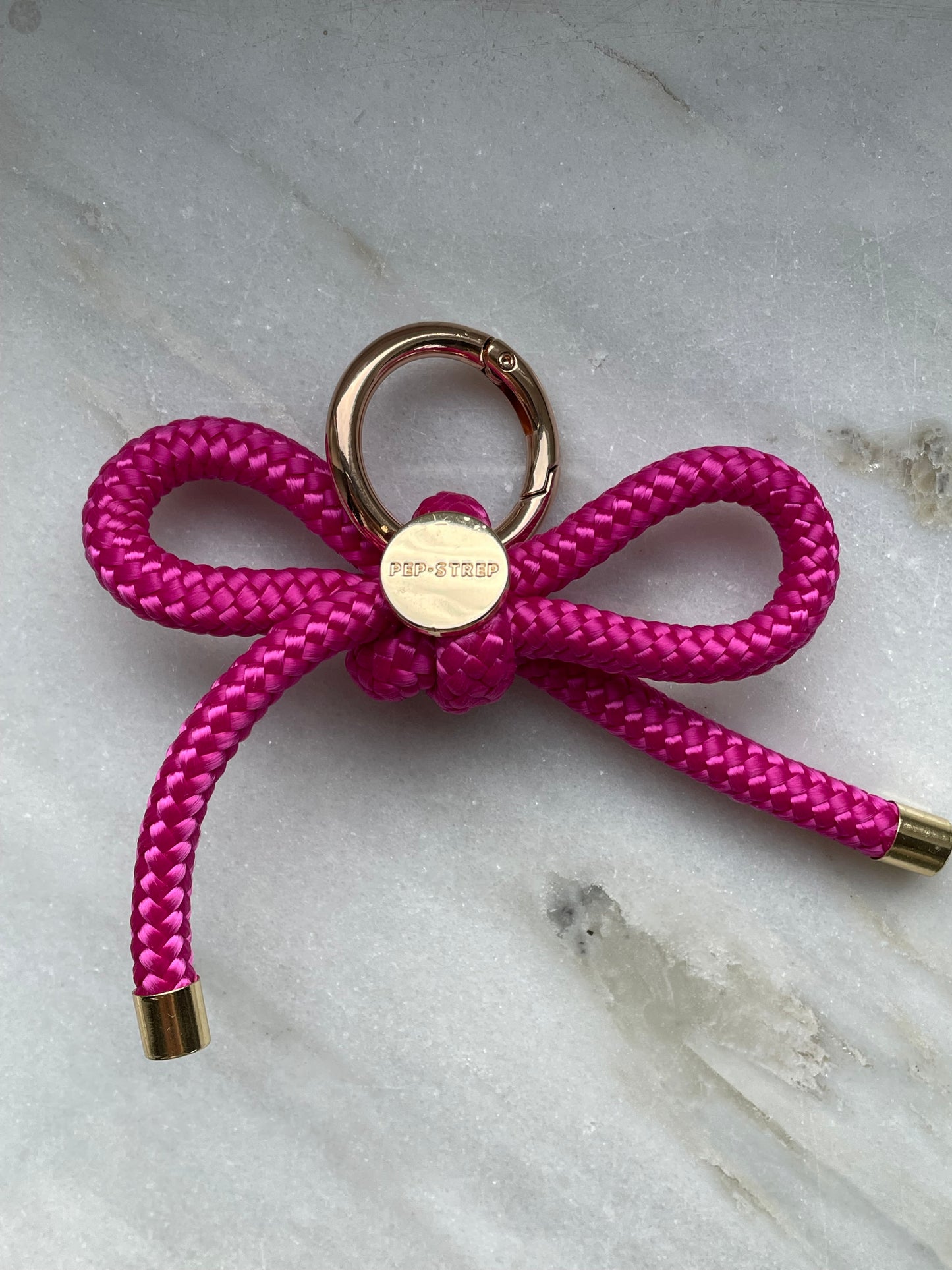 Bag charm electric flamingo