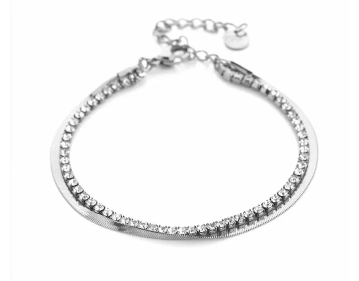Armband elo zilver
