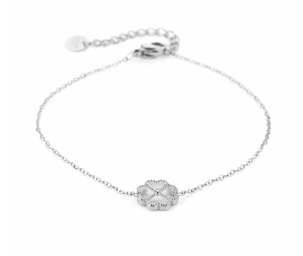 Armband lucky me zilver