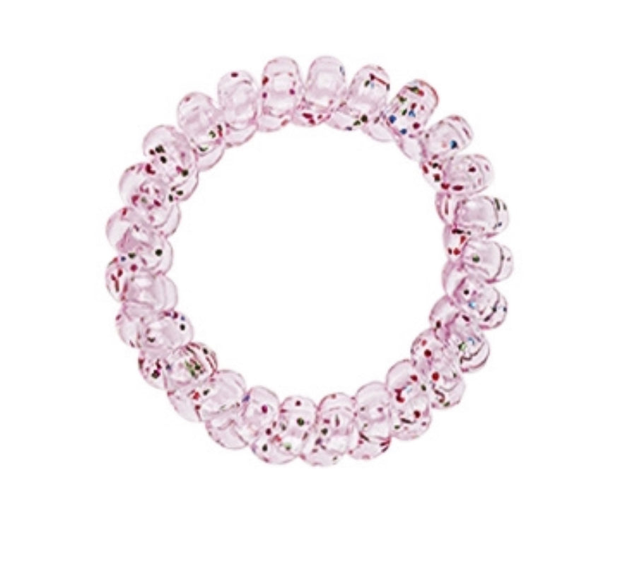 Haarelastiek disco pink