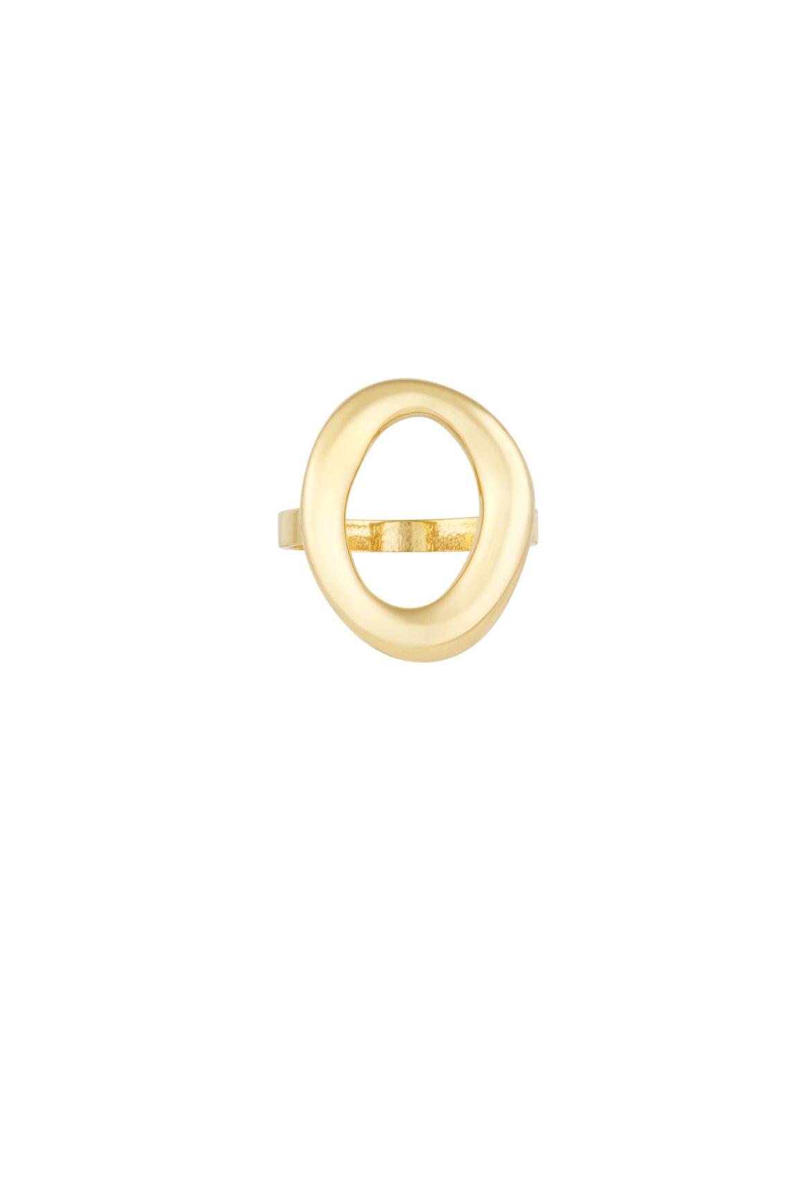 Ring rond goud
