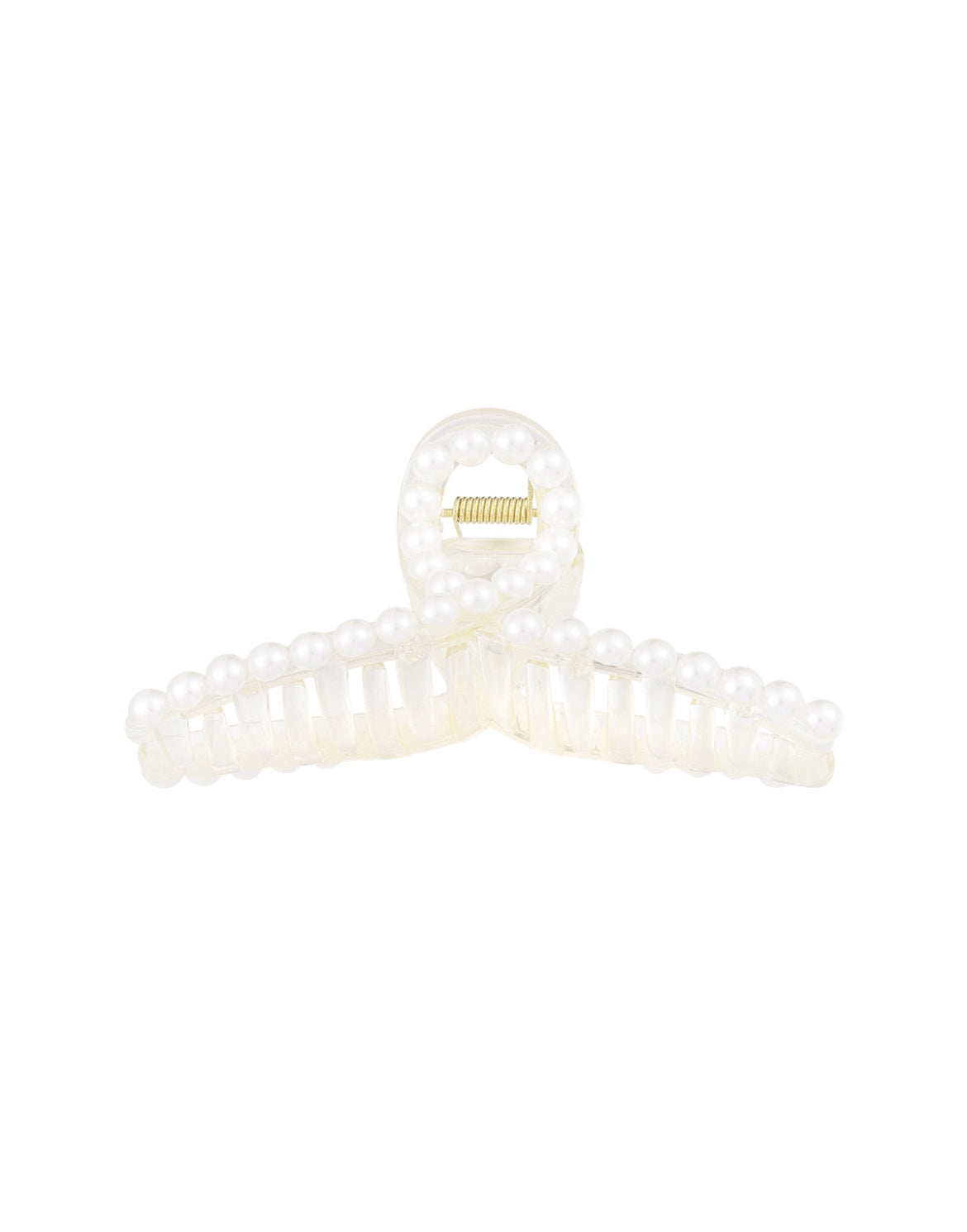 Haarclip pearl wit