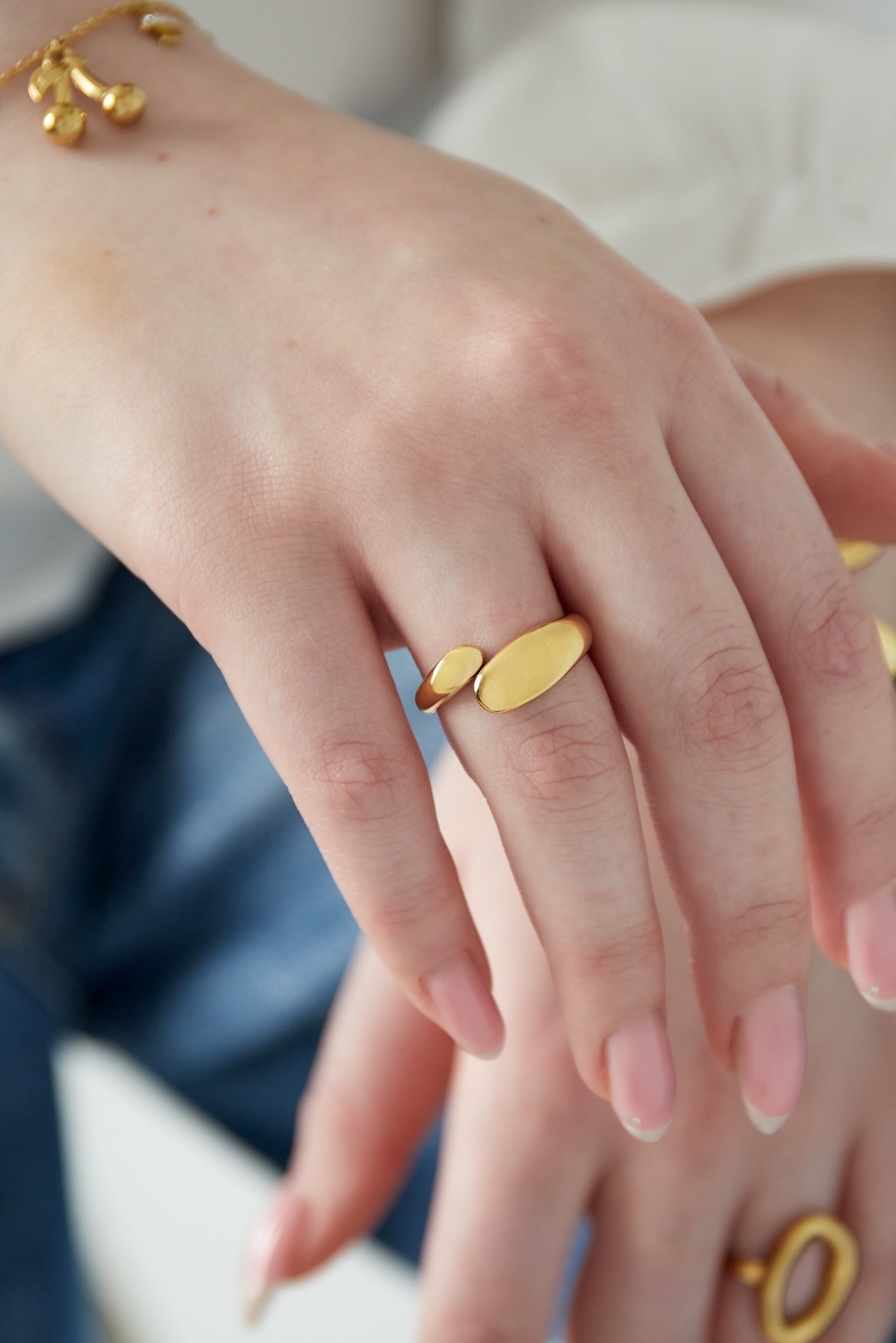 Ring dubbel goud