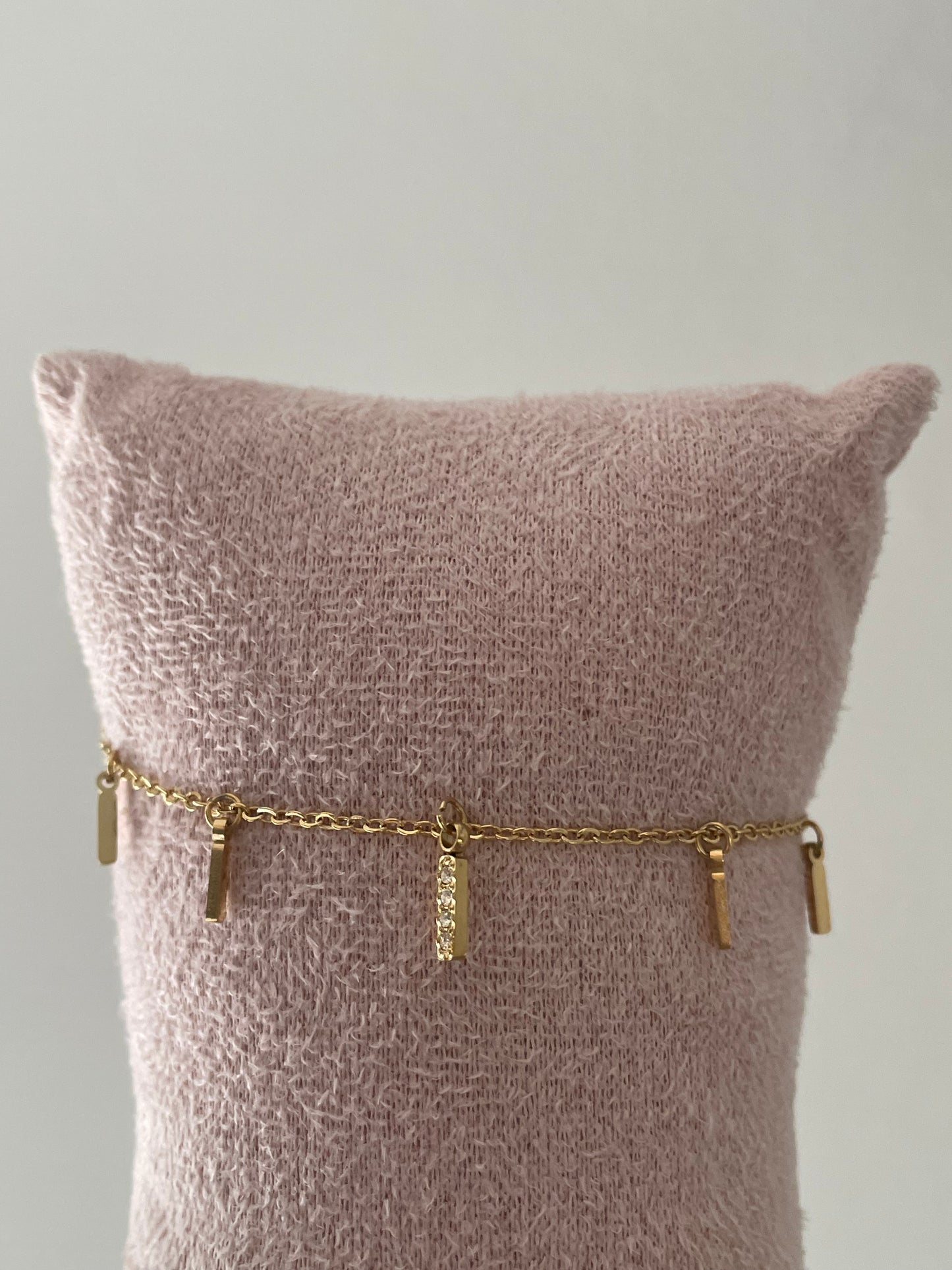 Armband met staafjes goud