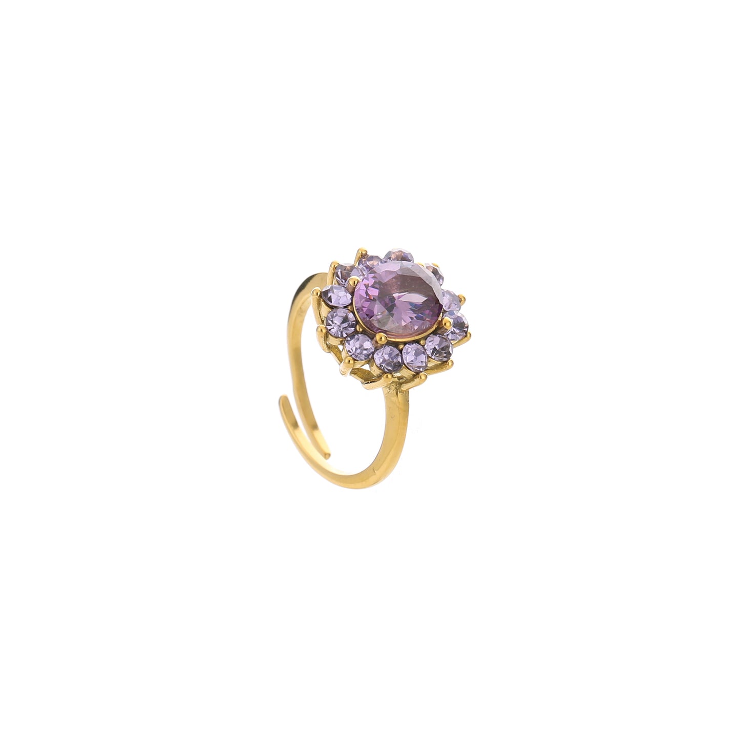 Ring lila goud
