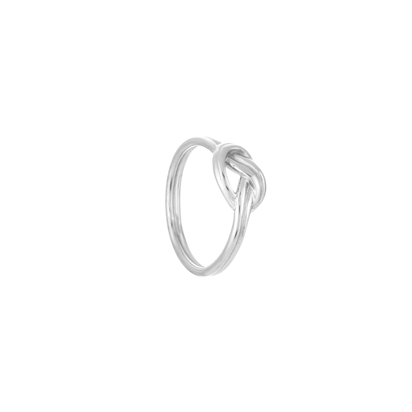 Ring met knoop zilver