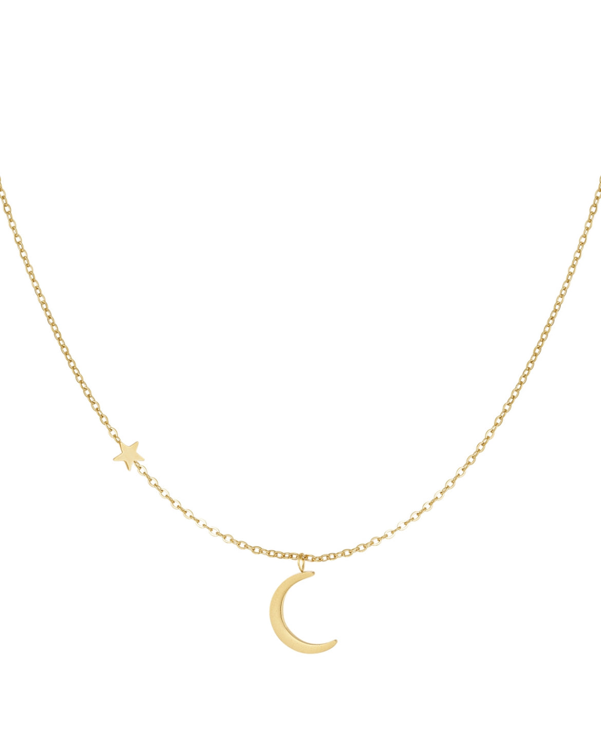Ketting moonies goud