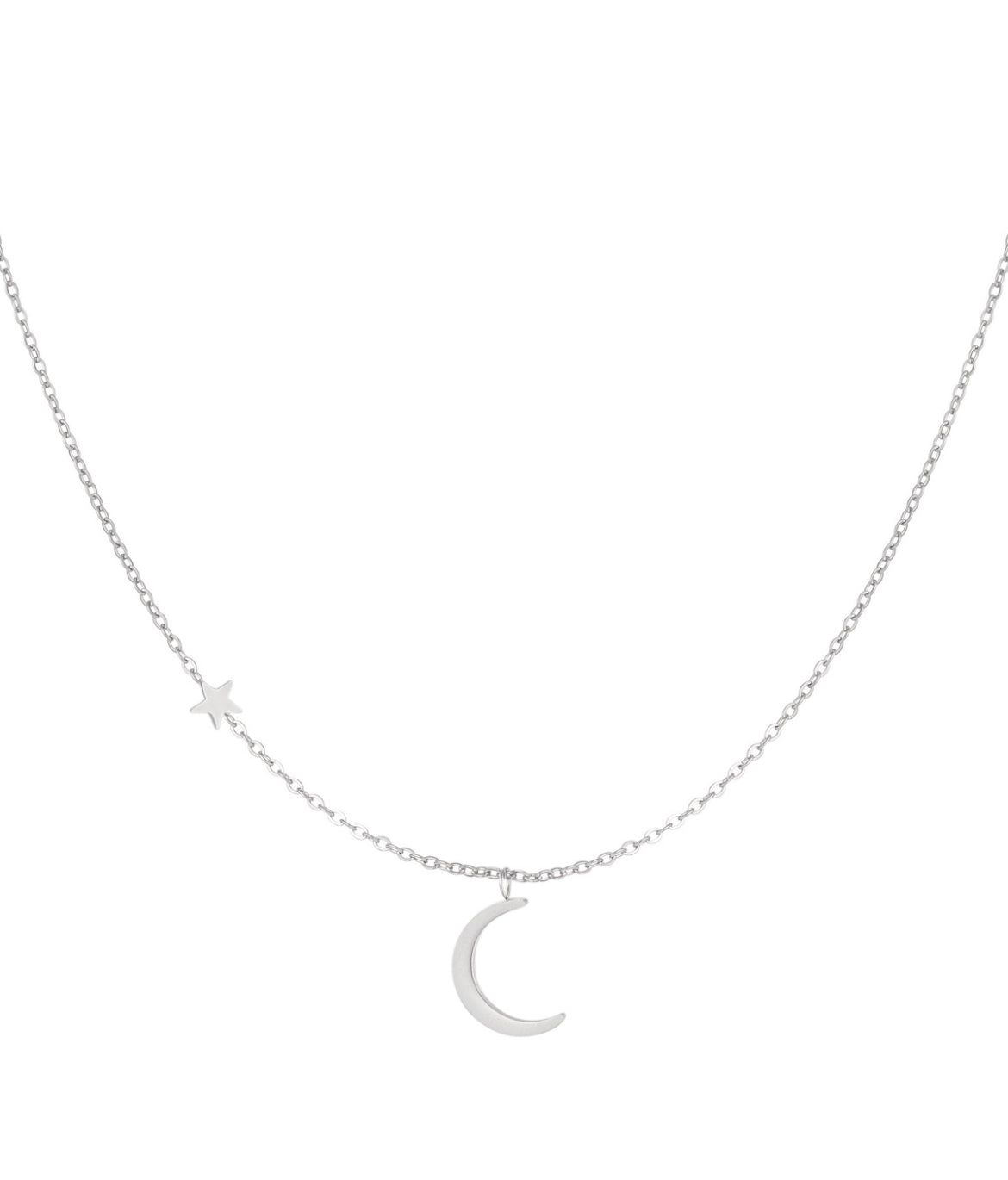 Ketting moonies zilver