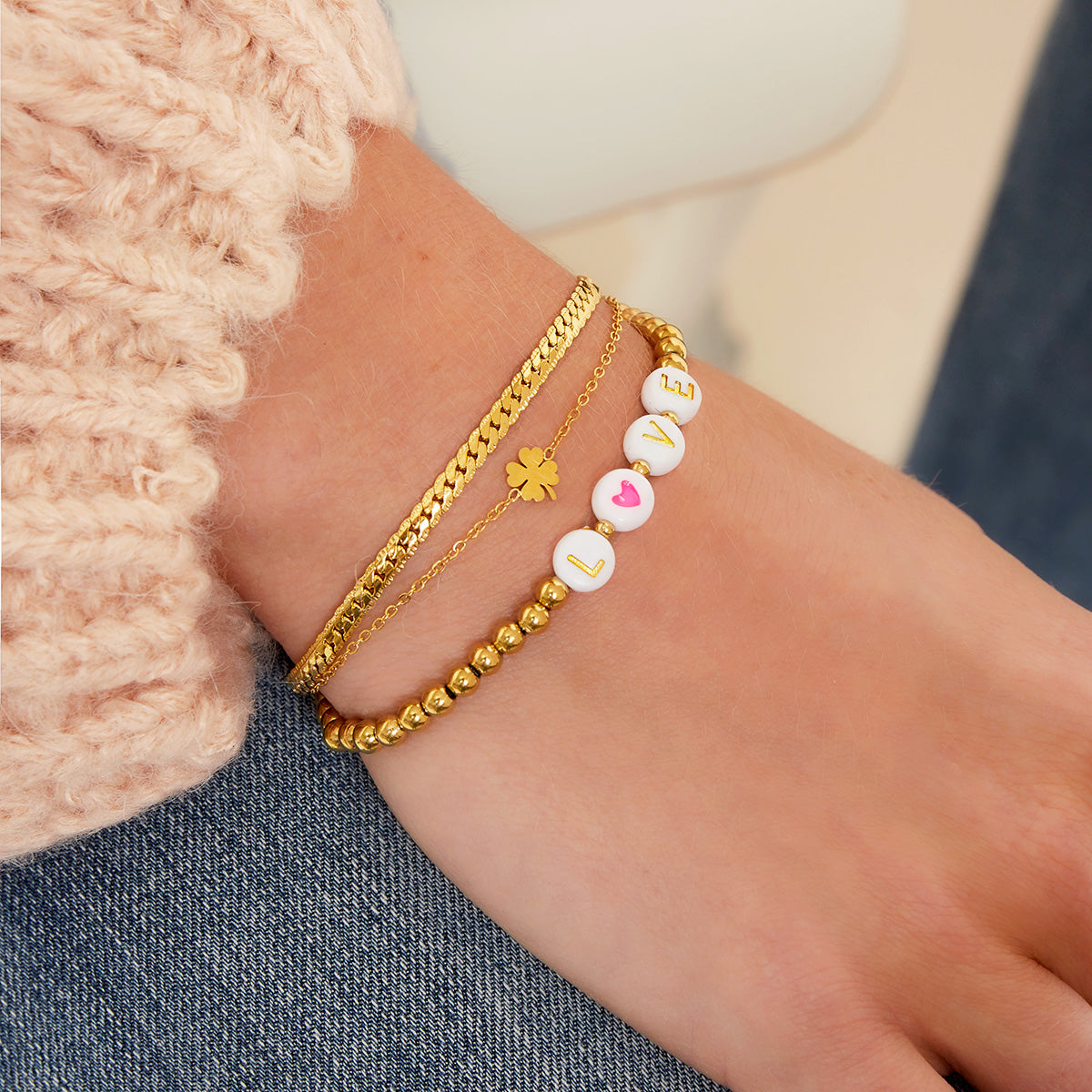 Armband Luck Zilver