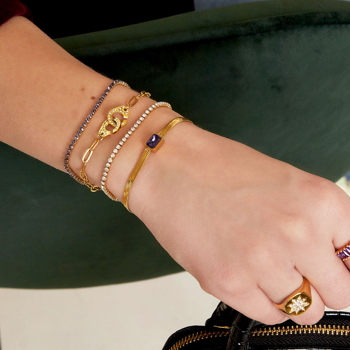 Armband Mikki wit zilver
