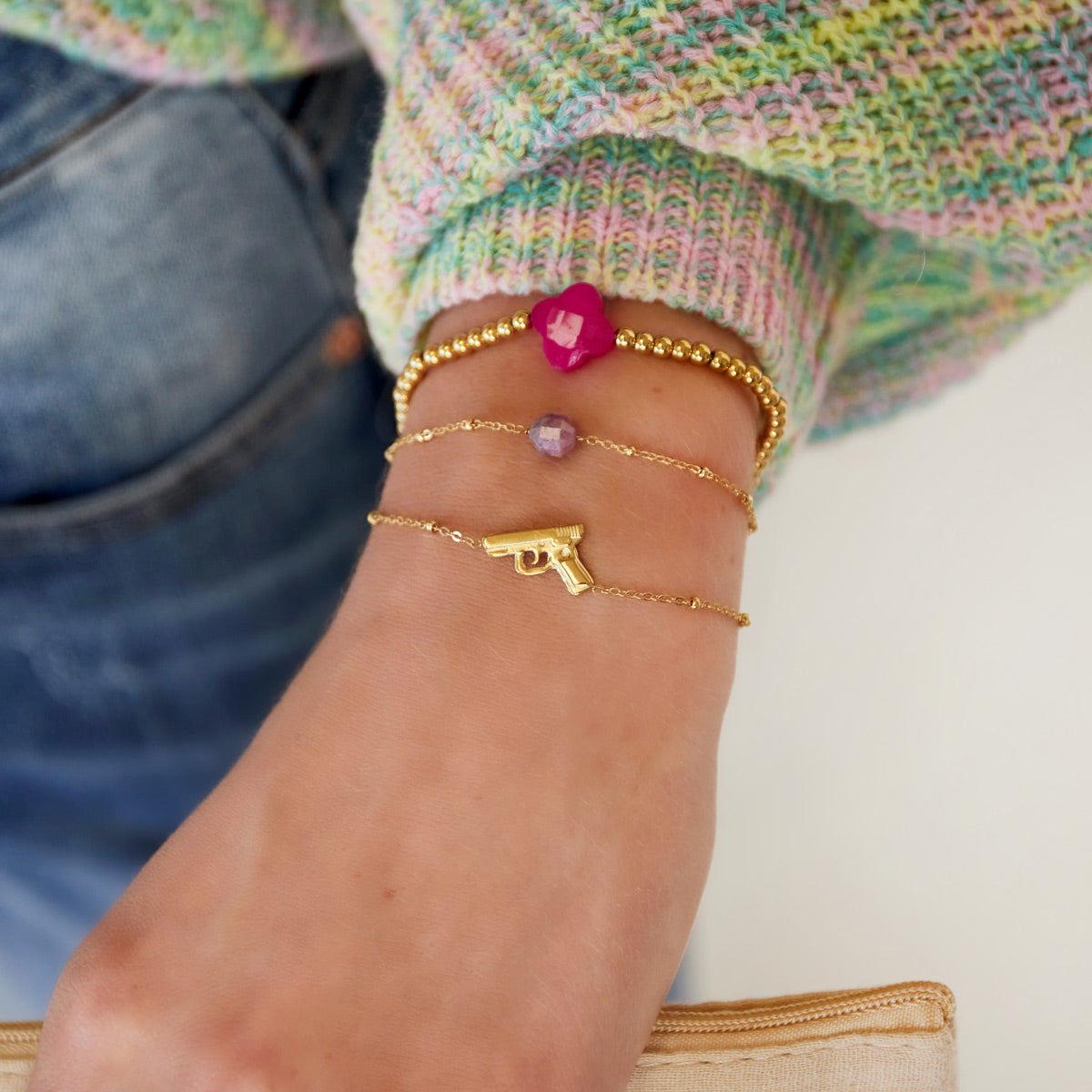 Armband Kate Fuchsia