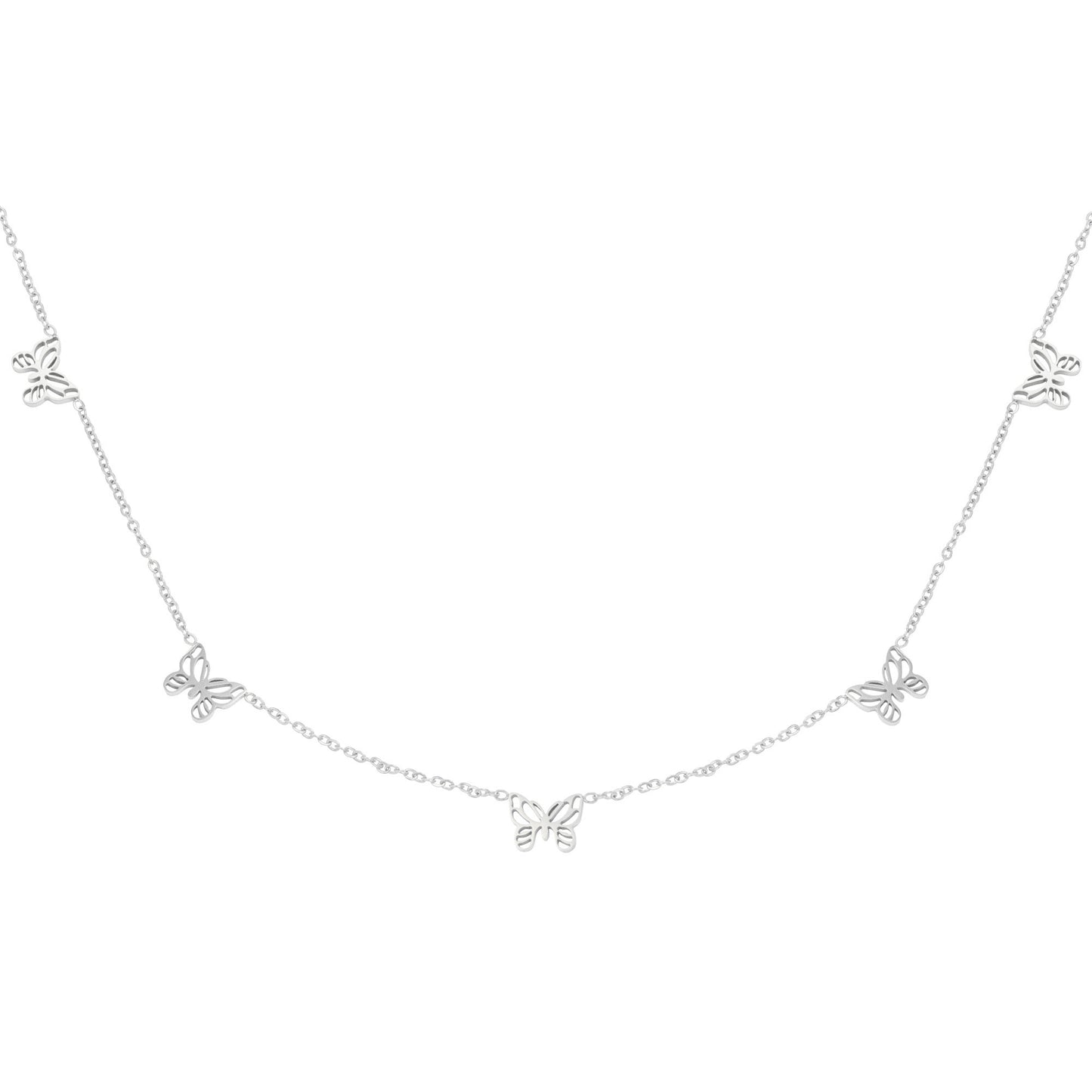 Ketting Butterfly zilver