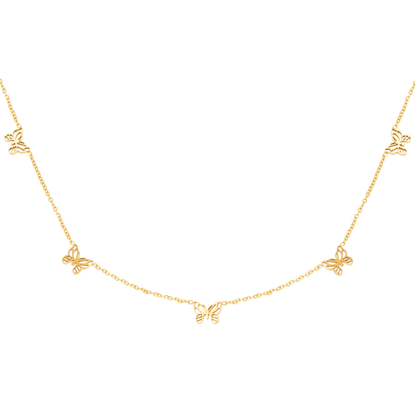 Ketting Butterfly goud