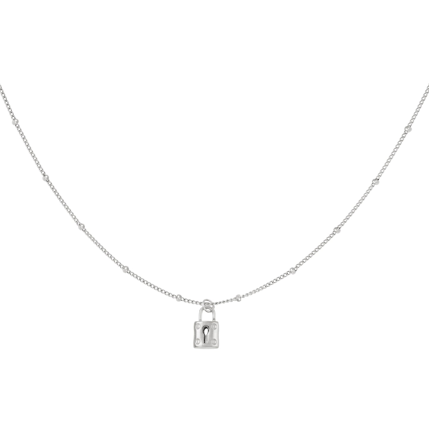 ketting Lock zilver