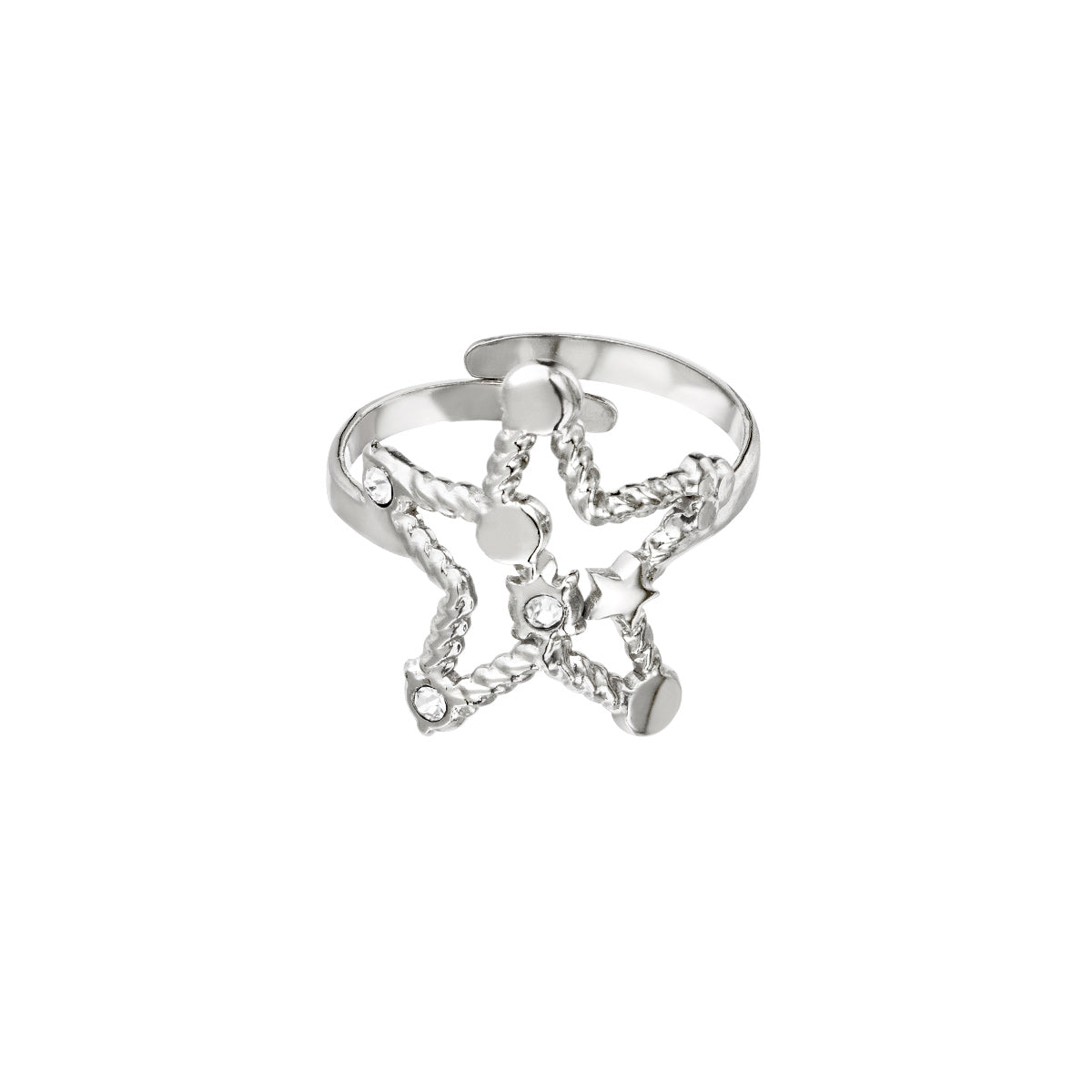 Ring Star zilver