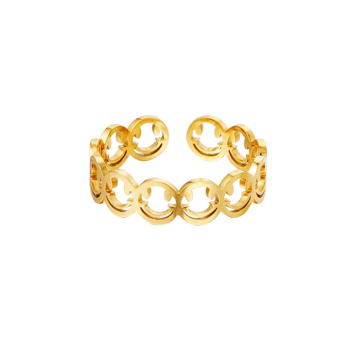 Ring Smile Goud