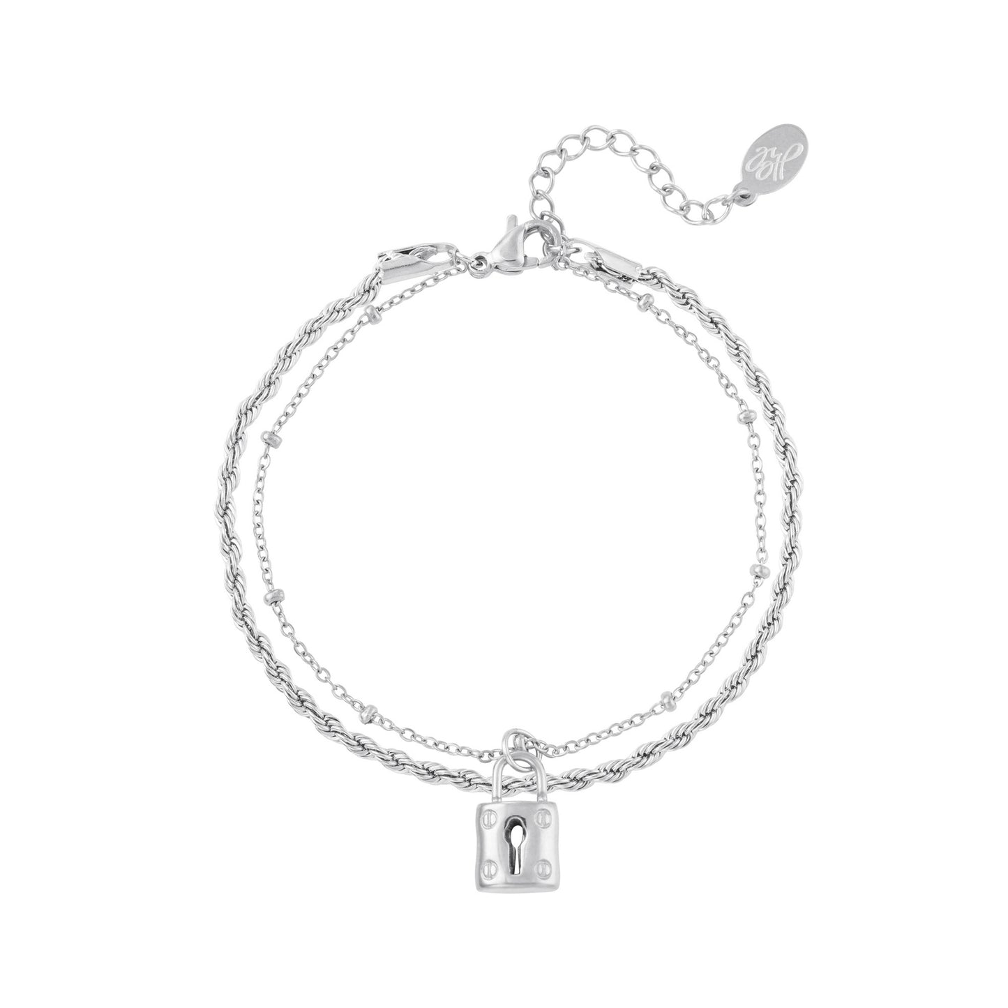 Armband Lock zilver