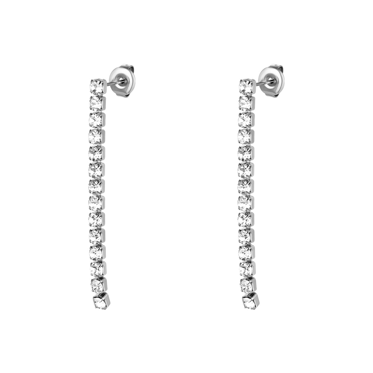 Oorbellen Glam zilver