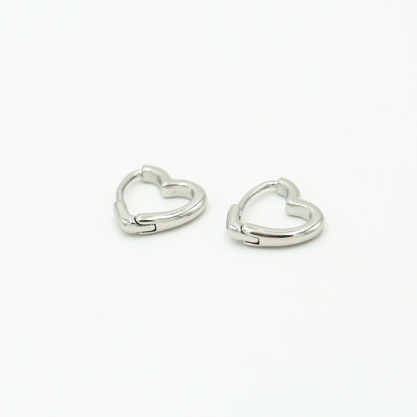 Oorbellen Heart zilver