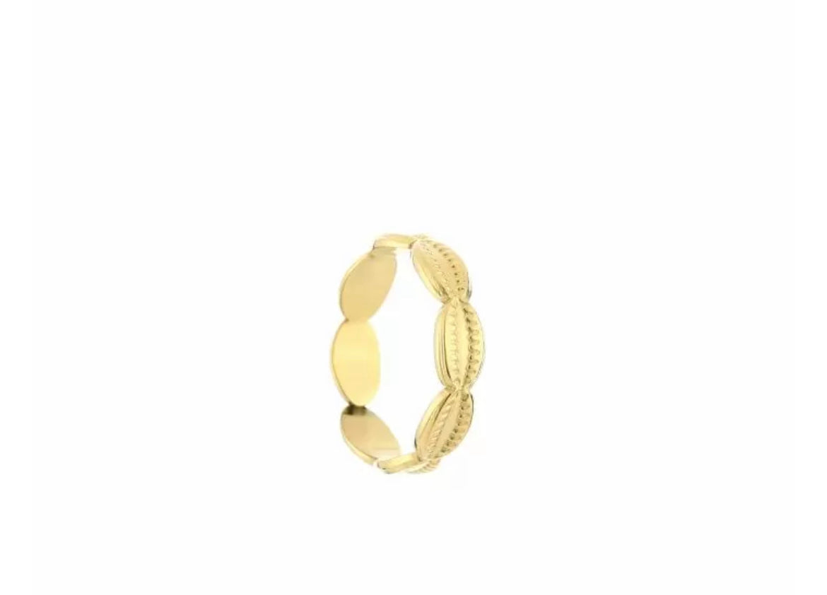 Ring Shell goud