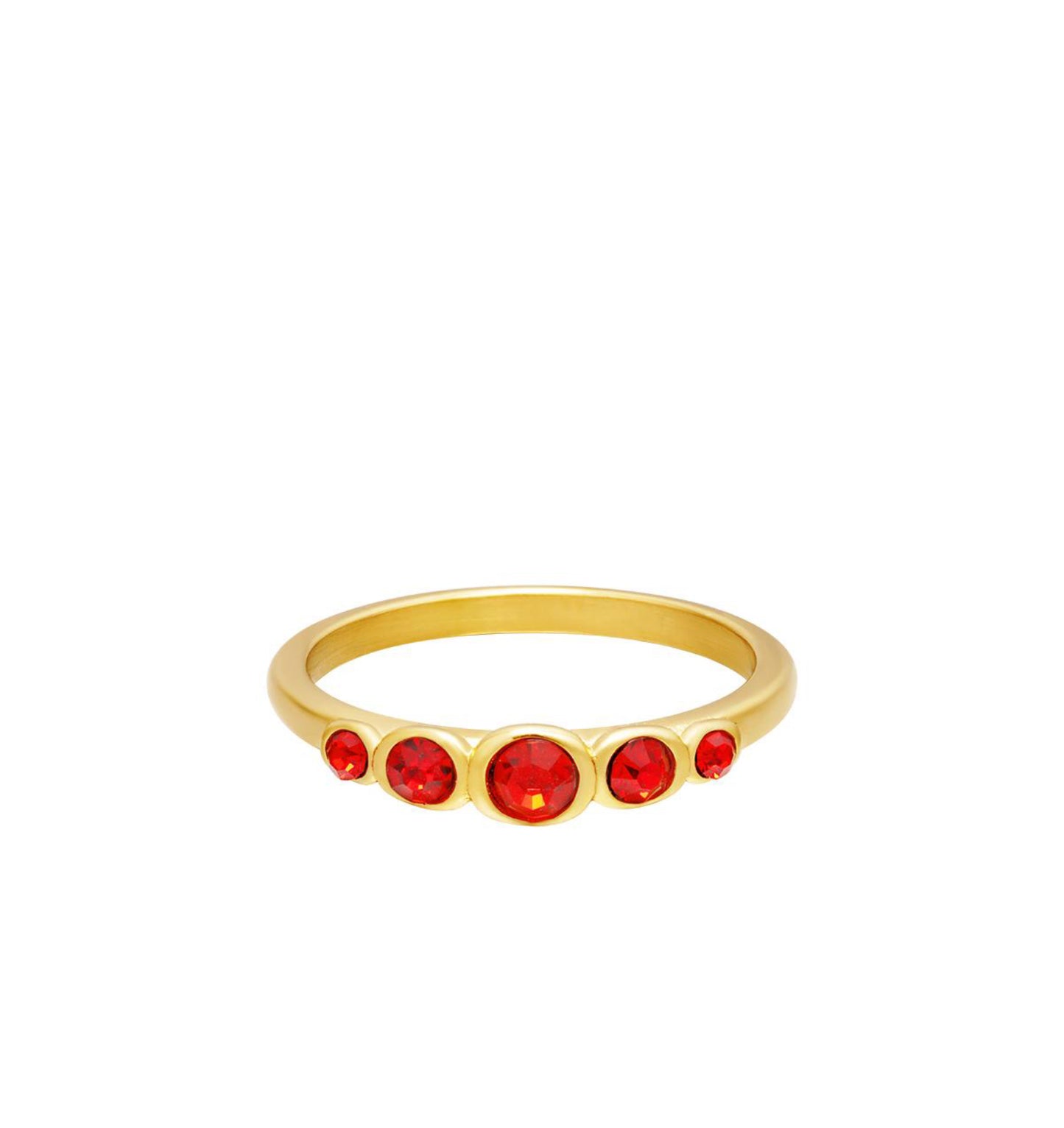 Ring bowie goud