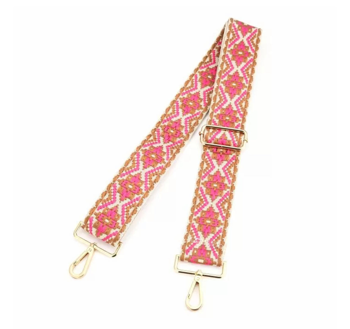 Tassen straps roze astec