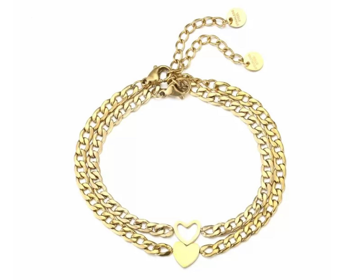 Forever Connect armbanden set goud