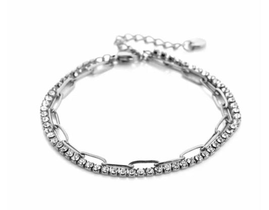 Armband josh zilver