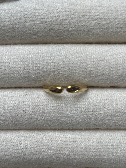 Ring knuffel klein goud