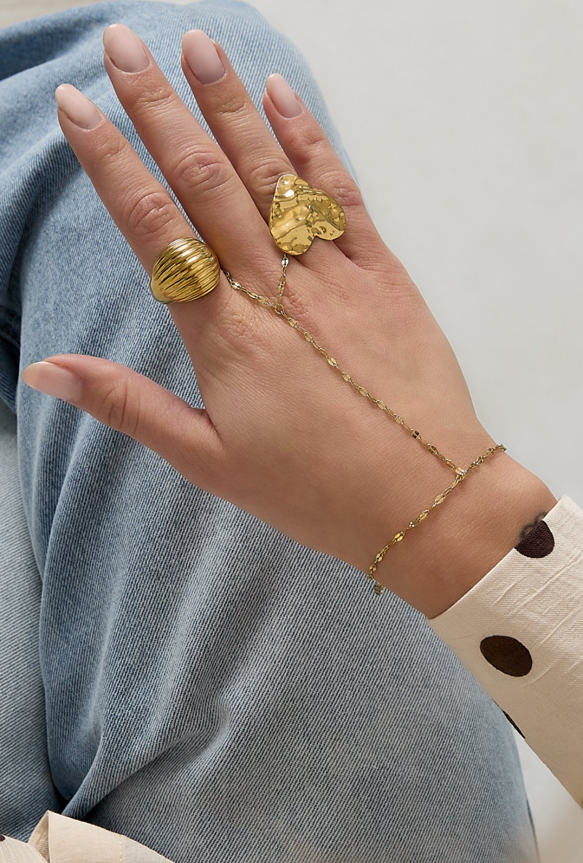 Handchain basic chain goud
