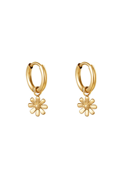 Oorbellen Daisy goud