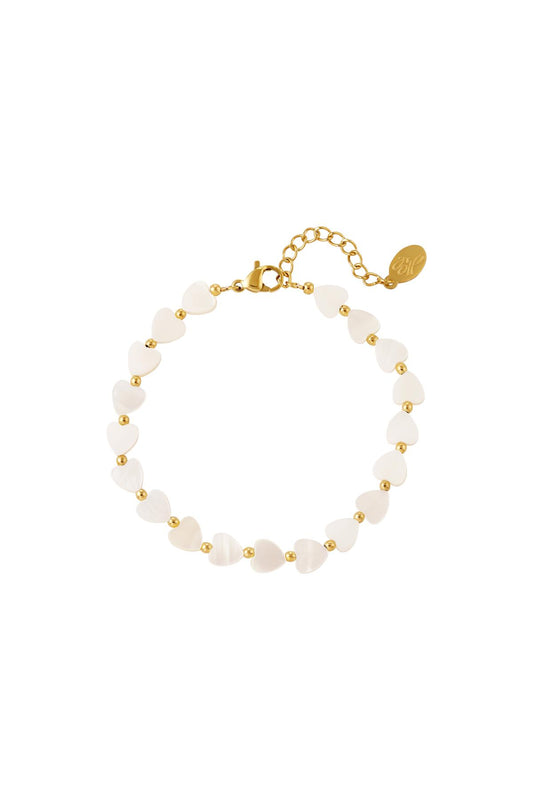 Armband Summer love goud