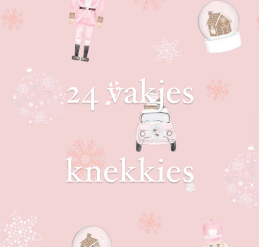 Adventskalender 24 vakjes elastieken