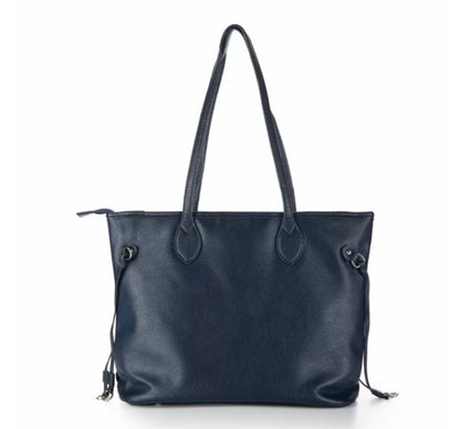 Schoudertas Kaat navy (met product fout)