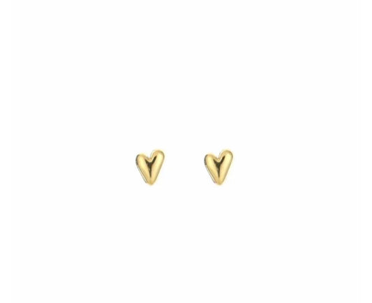 Oorbellen little heart goud