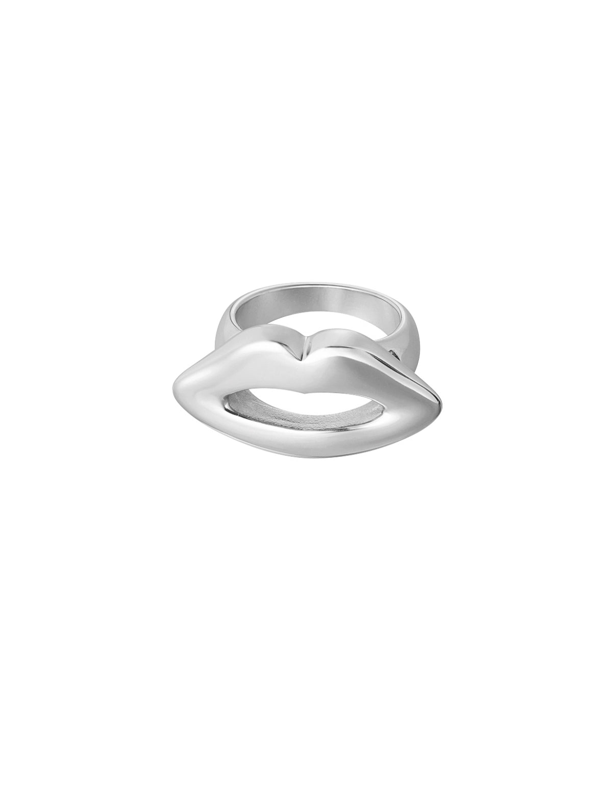 Ring Kiss zilver