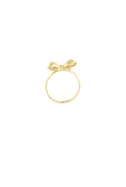 Ring strikje goud