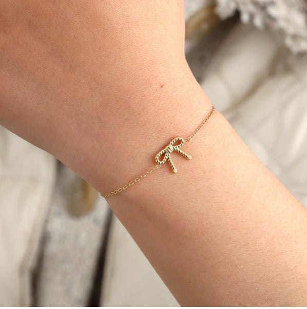 Armband met subtiel strikje 