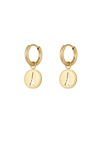 Oorbellen paris goud