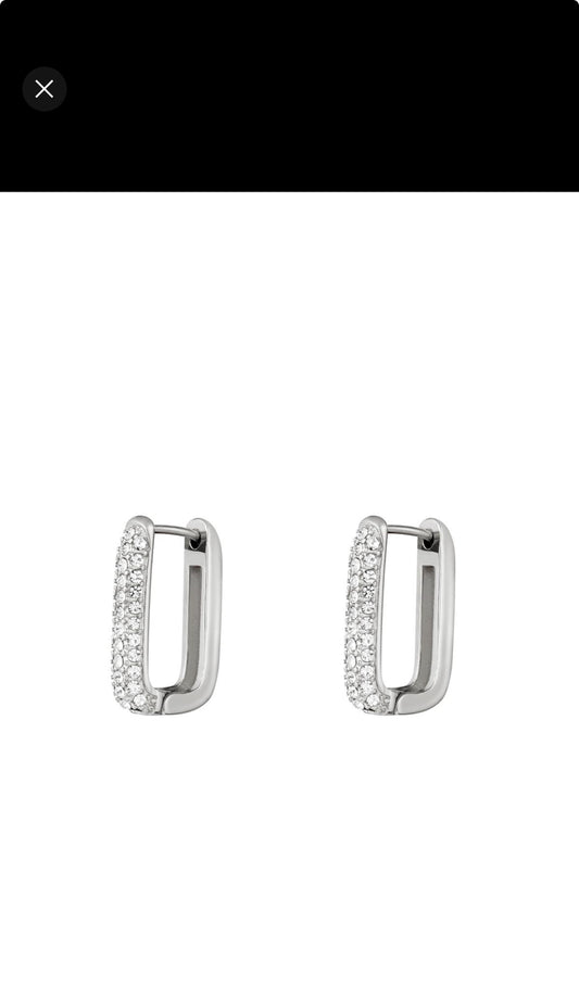 Oorbellen Lizzy large zilver